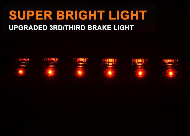 GPLUS LED Third Brake Light Compatible with Chevy Suburban Tahoe GMC Yukon 2000 2001 2002 2003 2004 2005 2006 3RD Stop Tail Lamps Smoky Lens Chrome Housing - Image 4